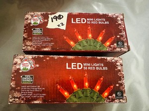LED String Light Lot - RED - Deterrent