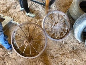 2 steel wheels