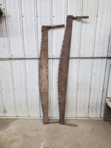 2 vintage buck saws