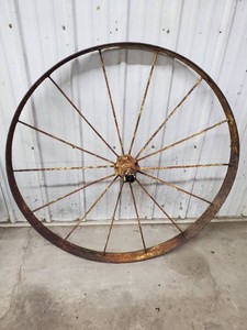 44 antique steel wheel