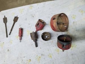 Hole saws and spade bits