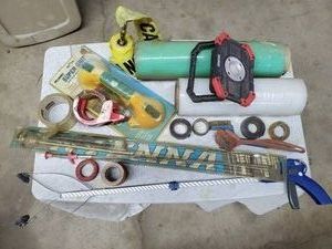 Random lot of tools and tape