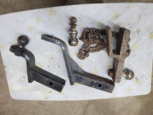 Lot of reciever hitches and balls