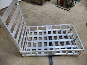 Reciever hitch cargo carrier