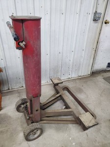 Air operated bumper jack