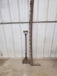 Antique tool and saw