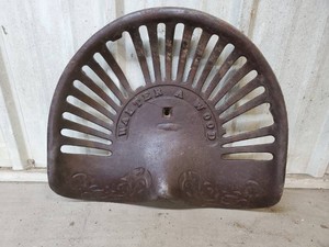 Walter A Wood Cast Iron Tractor Seat