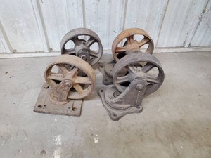 Lot of 4 Heavy Duty Caster Wheels