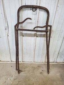 Vintage harpoon hay fork