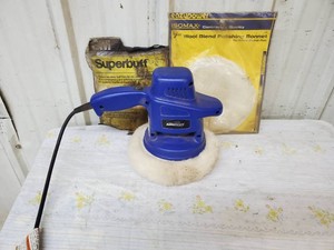 Car polisher 3m superbuff pad and wool bonnet