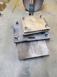 4 equipment cartsdollys