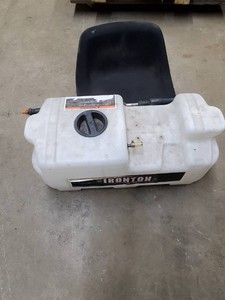Lawn mower replacement seat and sprayer tank no pump