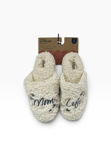 New Deluxe Slippers  Mom Life Size L 9-10 with Memory Foam