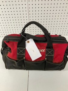 Red Husky Tool Bag with Misc. Hand Tools