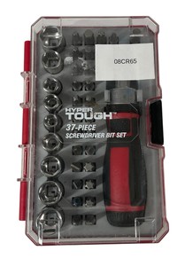 Hyper Tough Racheting Screwdriver Set 37 Pcs TS99914A New