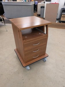 12694 - SmartStrong Medical Fetal Monitoring Rolling Cart