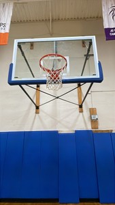 PORTER WALL MOUNTED HOOP WITH WINCH MECHANISM AND PORTER ULTRA FLEX RIM