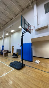 LIFETIME, PORTABLE, HEIGHT ADJUSTABLE HOOP