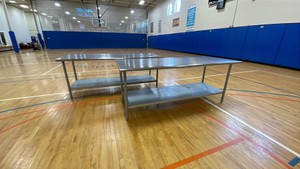 EAGLE STAINLESS STEEL PREP TABLES
