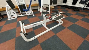 CYBEX, PLATE LOADED, T-BAR, STANDING ROW MACHINE
