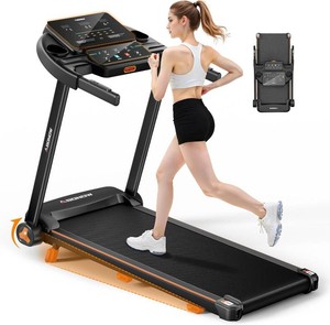 $220 Abonow Foldable Treadmill with Incline