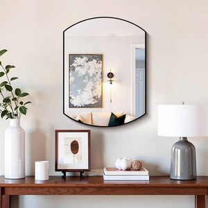 CofenY Bathroom Mirror 18x24 Oval Black Frame
