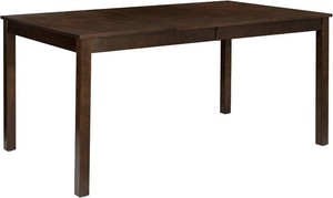 $419 Linon Carolina Rectangle Table, Dark Brown