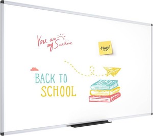 $146 VIZ-PRO Dry Erase Board 72x40 In Wall mounted