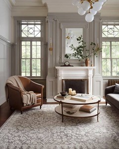 $458 Loloi Magnolia Gigi Rug GreyIvory 9-2 x13