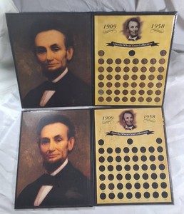 Lincoln Wheat Cent Collection 19091958  Filled Album  Blank Album