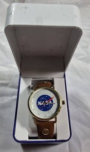 NEW NASA Wristwatch  Accutime  Japan Movement  Presentation Box