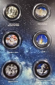 1969 Kennedy Half Dollar  40% Silver  Apollo 11 Collection