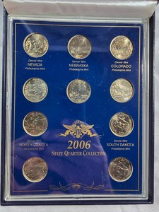 2006 State Quarter Collection  P & D Mints  10 Coins