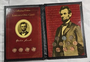 Lincoln One Cent Anniversary Collection  2009 Bicentennial & 1943 Steel Cent