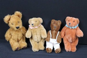 Plush Teddy Bear Assortment (Lot of 4)