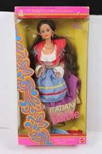Vintage 1992 Mattel Italian Barbie Dolls of the World #2256