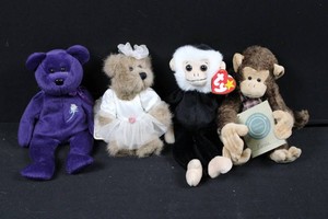 Plush Animal Collection - 4 Plush Toys