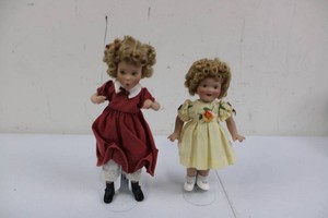 Shirley Temple Porcelain-Style Dolls (Lot of 2)