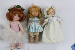 Decorative Dressed Doll Group (Lot of 3) 9H