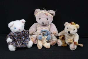 Stuffed Animal Mixed Lot - Bears, Cat & Koala (Lot of 4)
