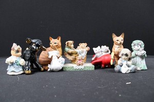 Assorted Animal Figurines & Ornament Group of 10