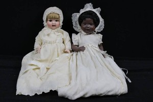 Vintage Grete 30 & Dressed Doll Pair 17H