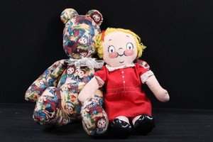 Campbell Kids Doll & Character Print Teddy Bear Mixed Lot
