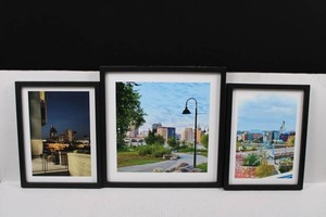 Framed Cityscape Photography Set - 3 Pieces