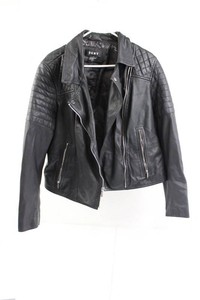 DKNY Quilted Moto Jacket Size XL