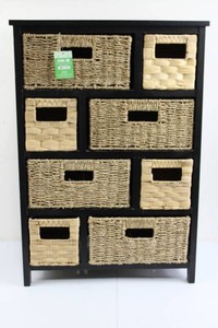 Hobby Lobby Woven Basket Storage Cabinet With 7 Drawers