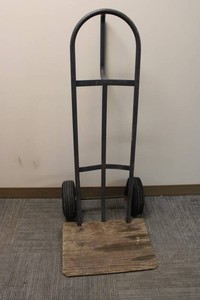 Two-Wheel Steel Hand Truck Dolly With Wooden Platform