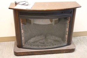 Wood River NS-EF06-28 Electric Fireplace in Wood Cabinet