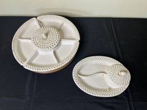 Vintage Ceramic Serving Dish Set - Hoenig of California No 035 (Lot of 2)