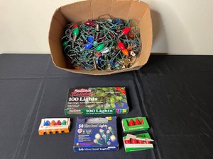 Christmas Lights - Vintage Summit, GE & Replacement Bulbs Mixed Lot